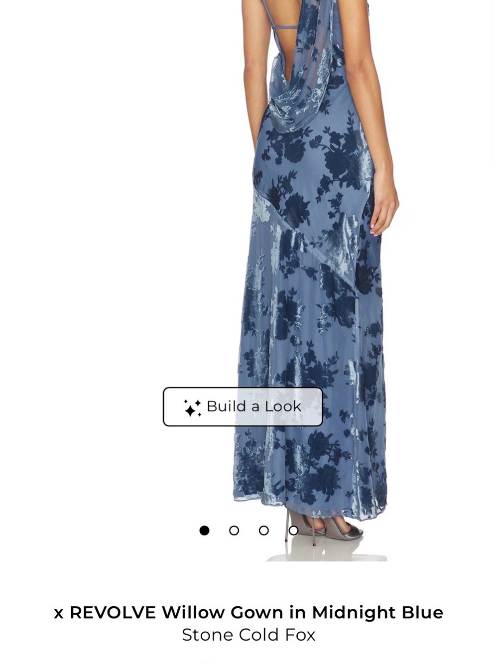 Stone Cold Fox Revolve Willow Gown Blue - Picture 3 of 3